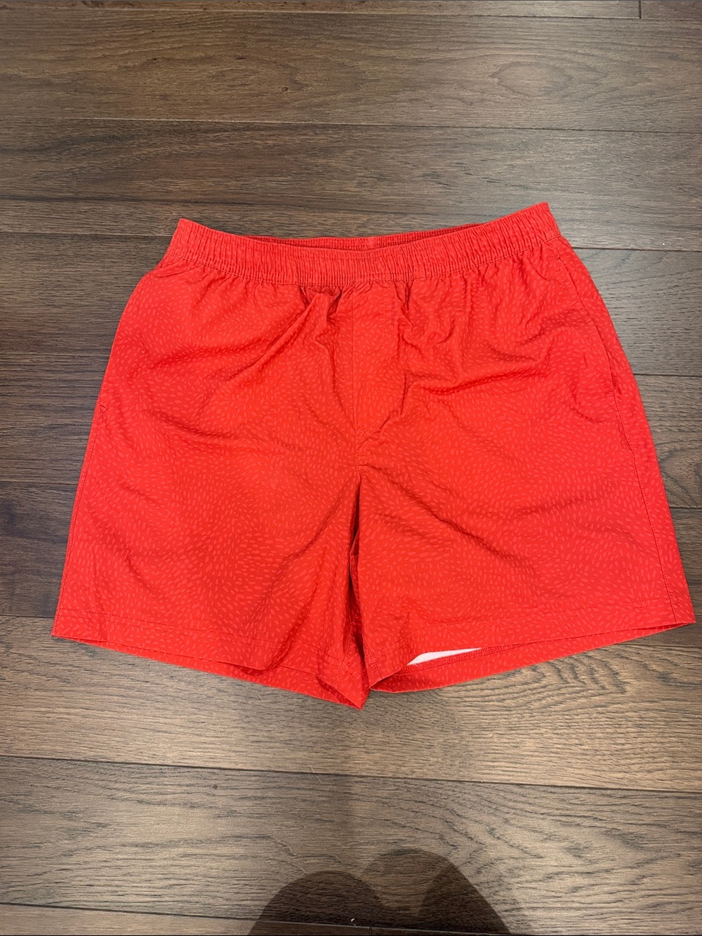 chubbies Red Athletic Shorts / Swim Trunks Size Large 5.5” - C11-514